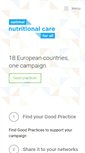 Mobile Screenshot of european-nutrition.org